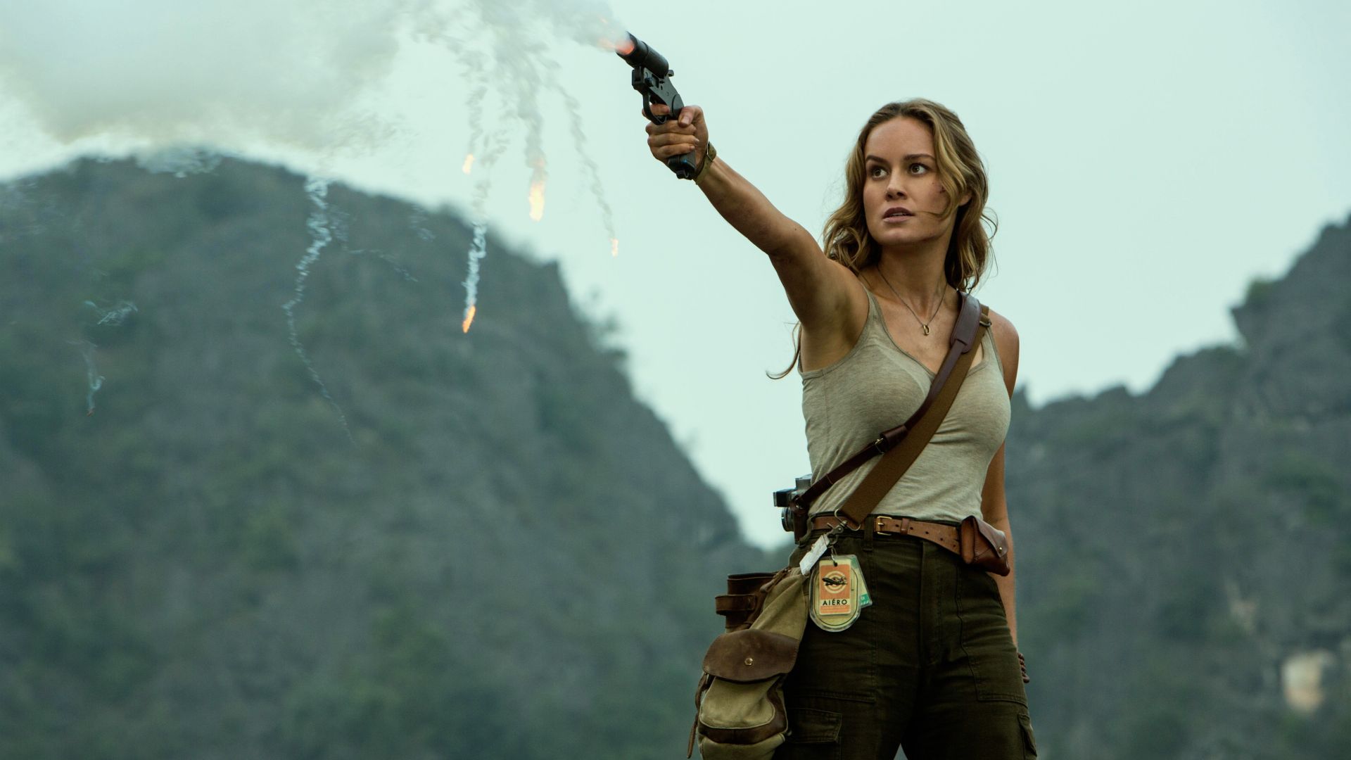 Wallpaper Brie Larson, Kong: Skull Island movie, celebrity