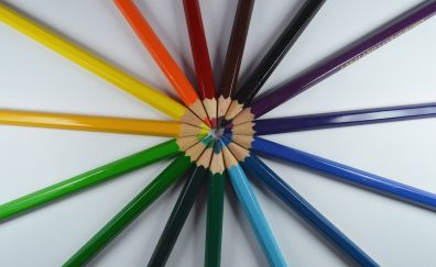 pencils, colorful, sharpened 