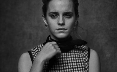 Monochrome, English actress, Emma Watson