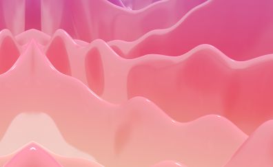 Pink liquid, flower, abstract, stock