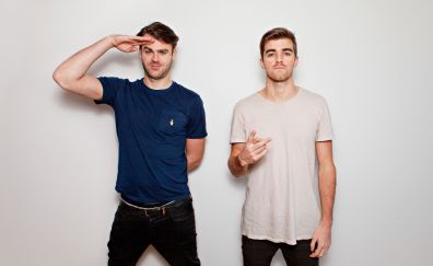 Andrew Taggart, Alex Pall, DJ, The Chainsmokers, 5k, music, celebrity