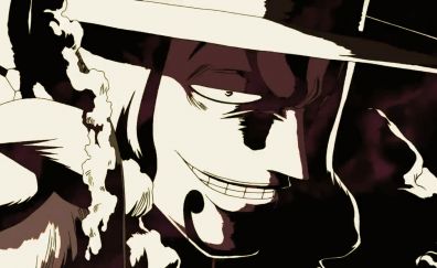 Rob Lucci, One Piece, anime boy, smile, face