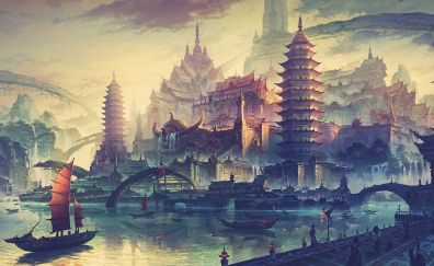China's city, artwork