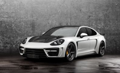 Sports back, white, Porsche Panamera