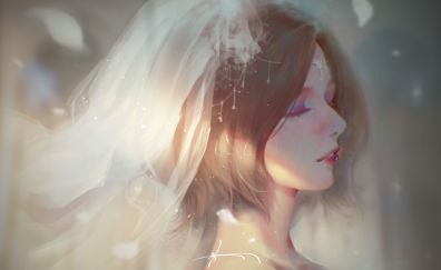 Fantasy girl, bride