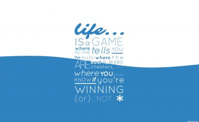 Life game win quote