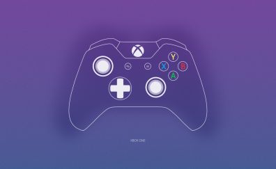 Xbox one, controller, video game, minimalism