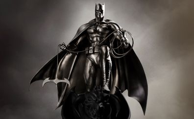 Batman, statue, dc comics, dark, 5k