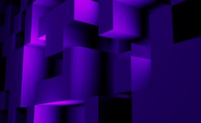 Purple texture wall, geometrical shapes