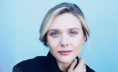 Elizabeth Olsen, beautiful face, actress, 4k