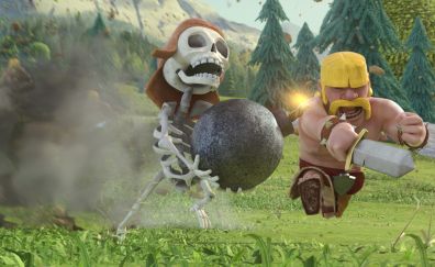 Clash of clans, warrior, ghost, barbarian