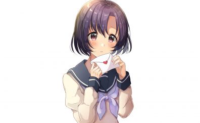 Cute, anime girl, Shiragiku Hotaru