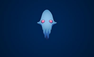 Ghost, squids, minimal, abstract