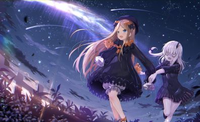 Anime girls, abigail williams, fate/grand order, lavinia whateley, outdoor