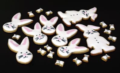 Cookies, Easter bunny cookies, party, baking