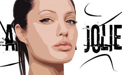 Angelina Jolie, actress, art