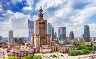 Warsaw's skyscrapers, bulidings