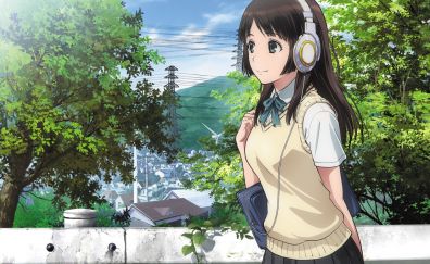 Miu Hiyama, Seiren, listening songs, cute anime girl