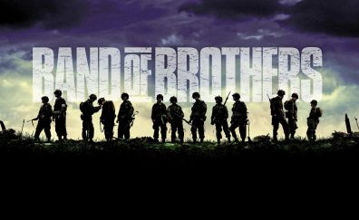 Band of Brothers, tv series, soldiers, 5k