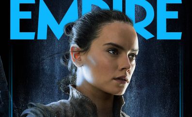 Rey, star wars: the last jedi, 2017, empire magazine