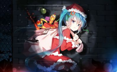 Hatsune miku, christmas, gifts, 2017