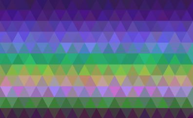 Abstract, triangles, colorful, pattern