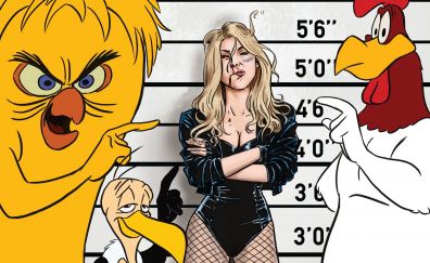 Black canary, arrested, funny