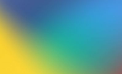 Gradient, blue yellow, abstract, 4k