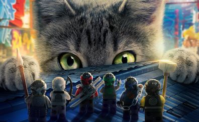The LEGO Ninjago Movie, animated movie, 2017, cat