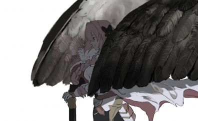 Astolfo, wings, Fate/apocrypha, anime girl