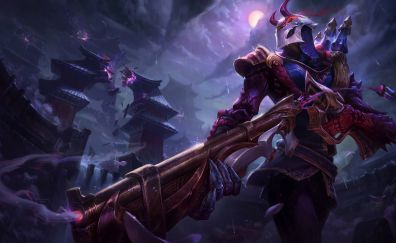 Blood moon, league of legends video game, jhin