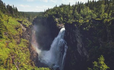 Big natural waterfall
