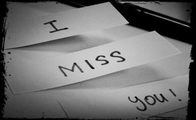 I miss you saying to deep love of lover