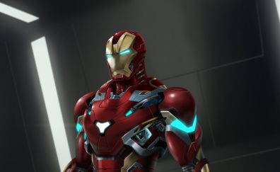 Iron man, suit, artwork