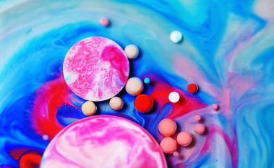 Colorful, spheres, abstract