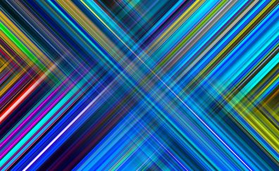 Diagonal, colorful stripes, lines, abstract