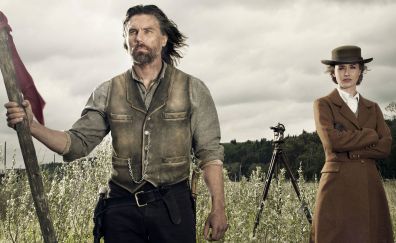 Hell on wheels TV show, lead actors, Robin McLeavy, Anson Mount