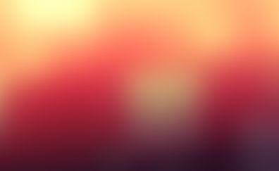 Blurred, orange, abstract, 5k