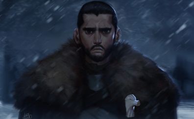 Jon snow, Game of thrones, art