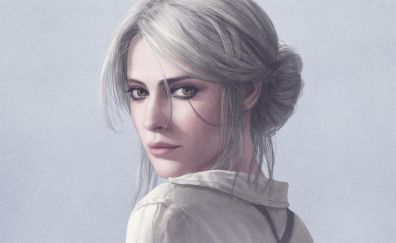 Ciri, face, the witcher video game, gaming