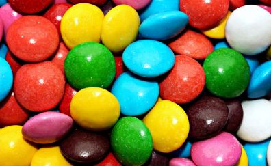 Candy, chocolate, colorful, close up