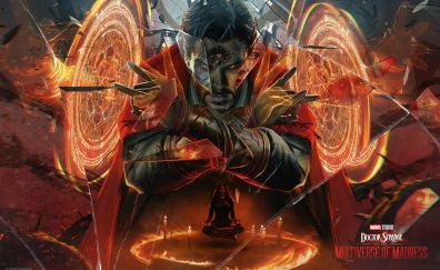Doctor Strange in the Multiverse of Madness, doctor strange and scarlet witch, poster