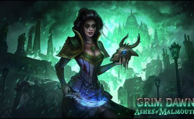 Girl Warrior, video game, Grim Dawn