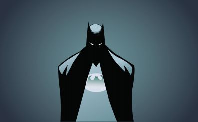 Batman, minimalism, illustrator, 5k