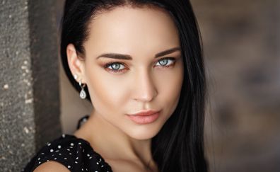 Beautiful model, Angelina Petrova, face