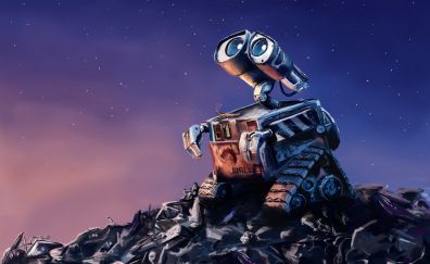 Wall-E, robot, animated movie