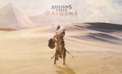 Assassin's Creed Origins, warrior, desert, video game
