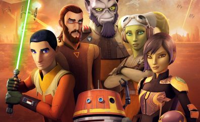Star Wars Rebels, animated tv series, 4k