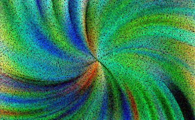 Abstract, colorful, swirl