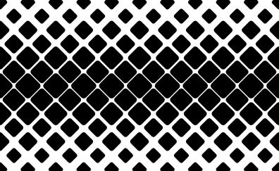 Pattern, squares, monochrome, abstract